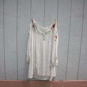 Embroidered Boho Dress